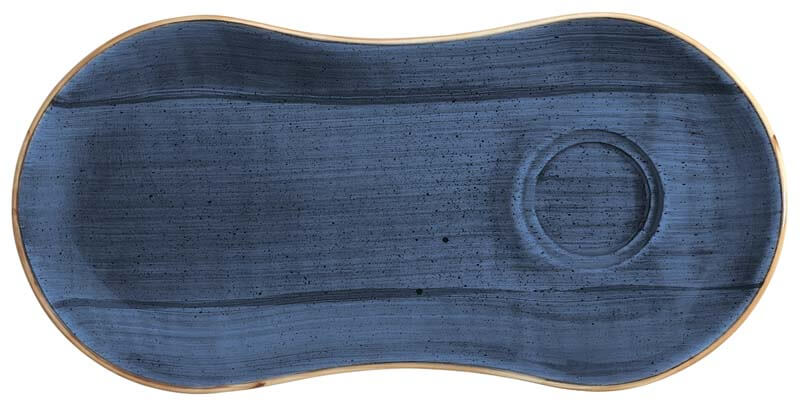 Bonna Aura Dusk Gourmet Plateau de service 25x12cm bleu - 12 pièces Bonna Aura Dusk Gourmet Plateau de service 25x12cm bleu - 12 pièces