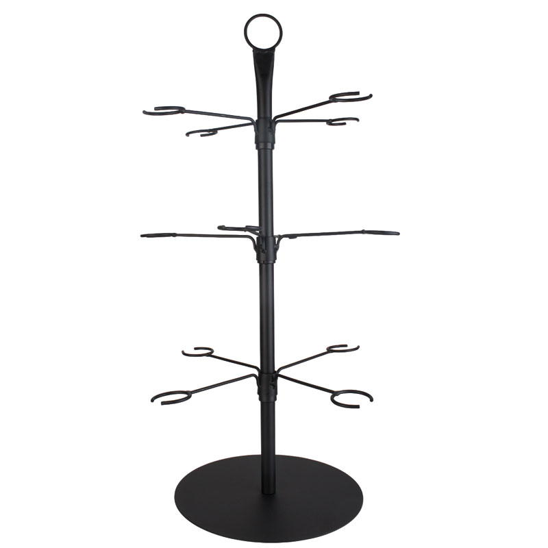 Arbre à cocktails pour 12 verres - noir