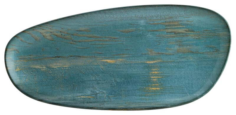 Bonna Madera Mint Vago plat ovale 36cm bleu - 12 pièces Bonna Madera Mint Vago plat ovale 36cm bleu - 12 pièces