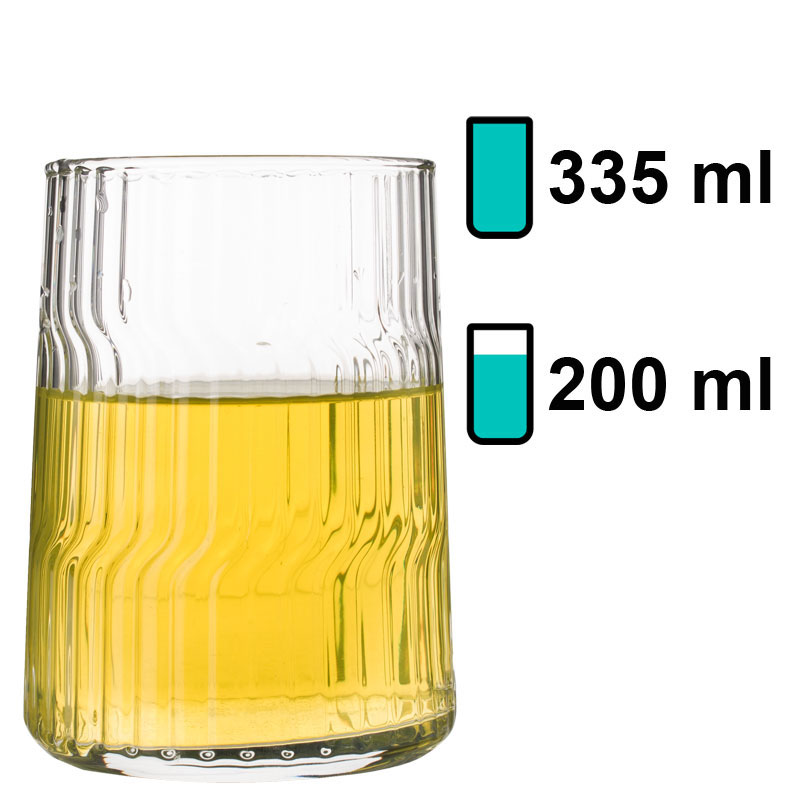 Verre à eau Dunes, Pasabahce - 335 ml (1 pièce)