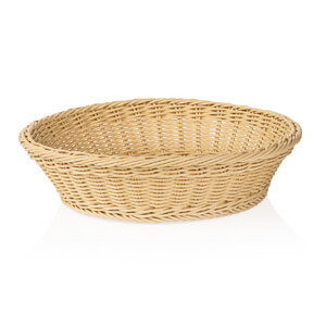 Panier en polypropylène, 37 x 9 cm - beige clair Panier en polypropylène, 37 x 9 cm - beige clair