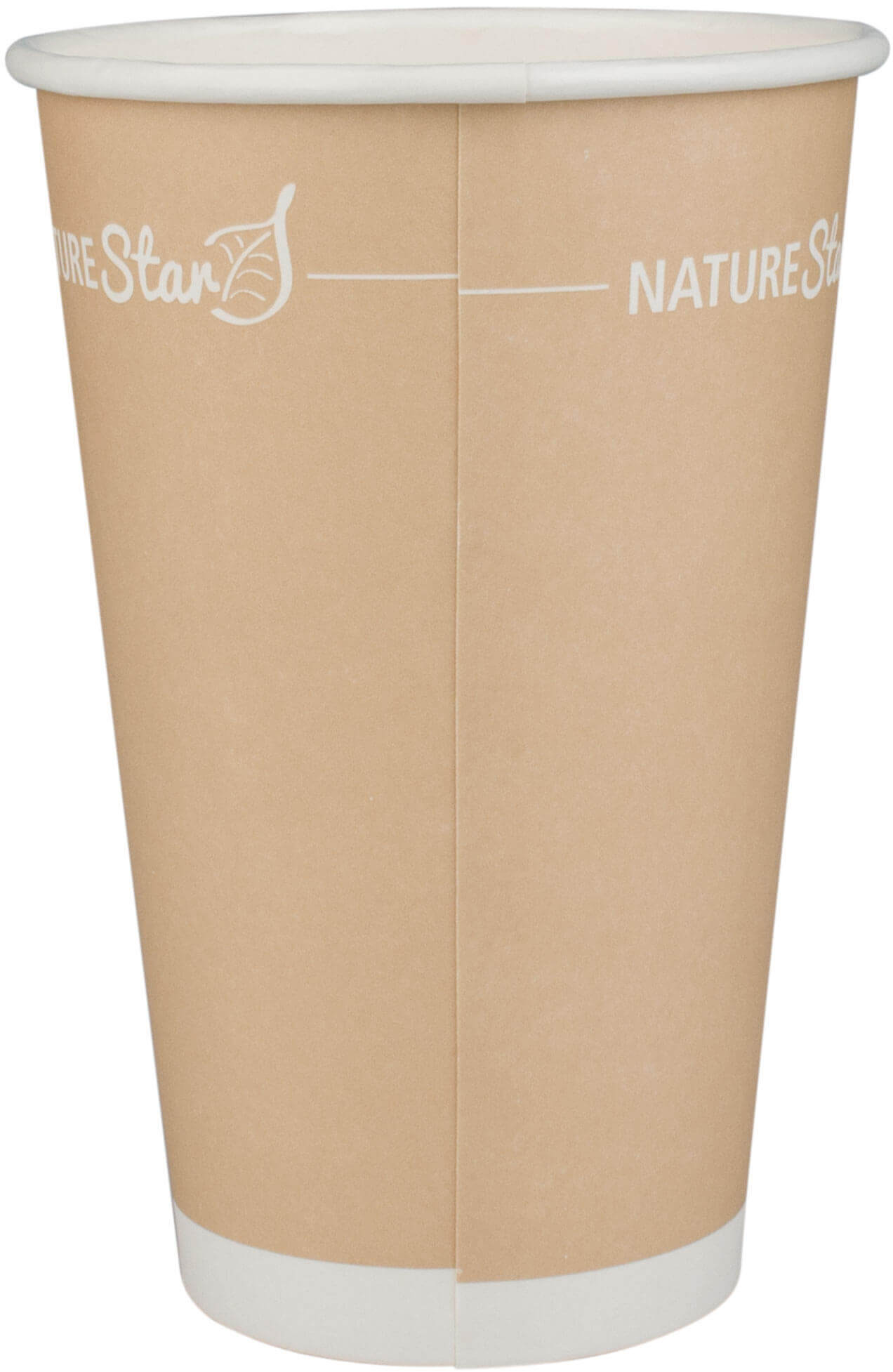Gobelet à café en papier, marron - 400ml (1000 pcs)