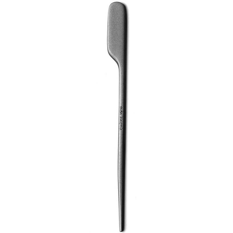 Piques à cocktail, acier inoxydable noir - 10 cm (12 pièces)