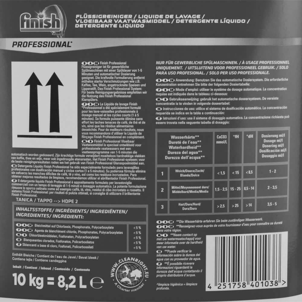 Finish Calgonit nettoyant lave-vaisselle liquide (10 kg) Finish Calgonit nettoyant lave-vaisselle liquide (10 kg)