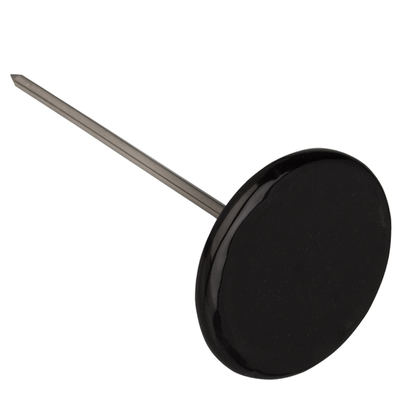 Pique-note en vinyle noir - 1 pièce Pique-note en vinyle noir - 1 pièce