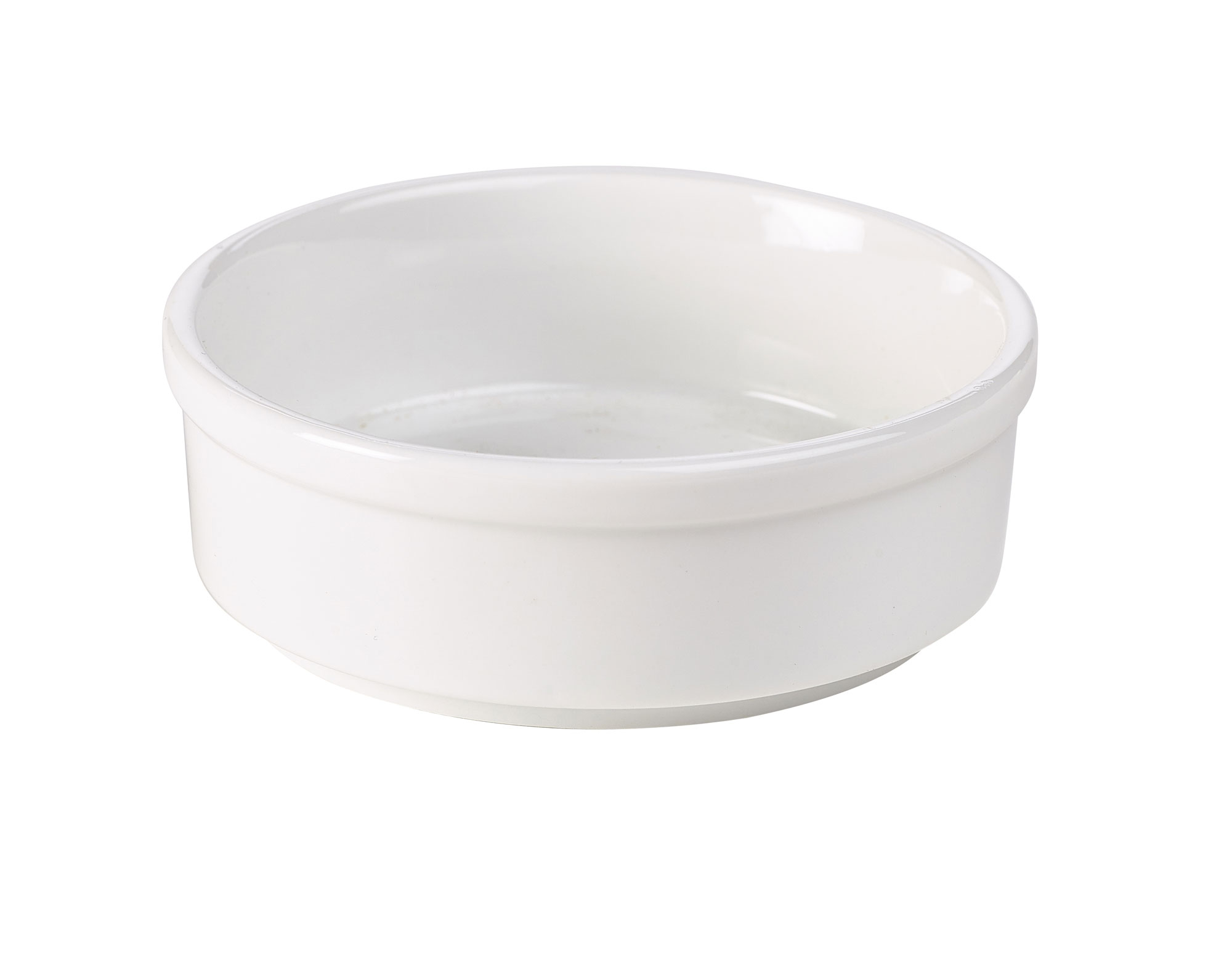 Bols plats, blanc - 140ml (6 pcs)
