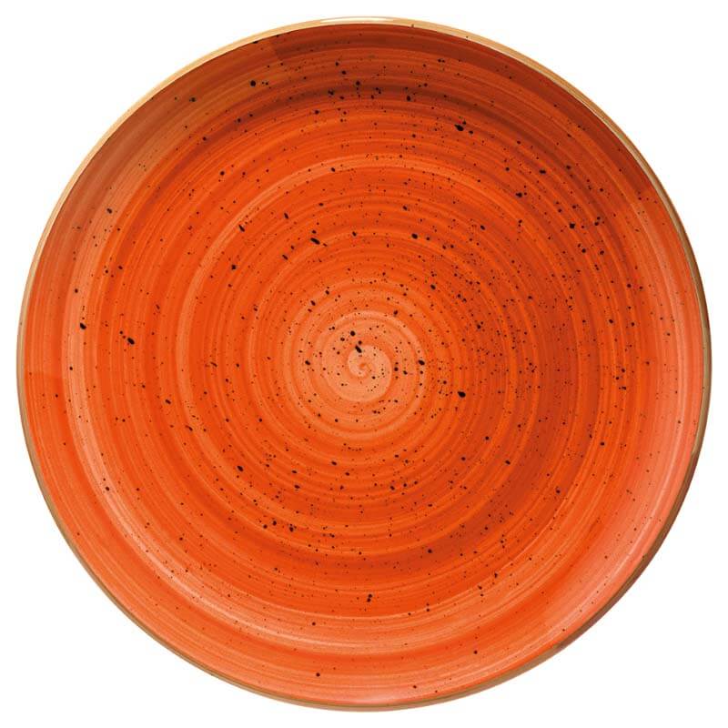 Bonna Aura Terracotta Assiette Gourmet plate 17cm orange - 12 pièces