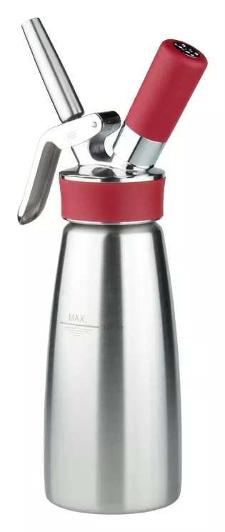 iSi Chauffe-crème "Gourmet Whip PLUS", acier inoxydable - 0,5l iSi Chauffe-crème "Gourmet Whip PLUS", acier inoxydable - 0,5l