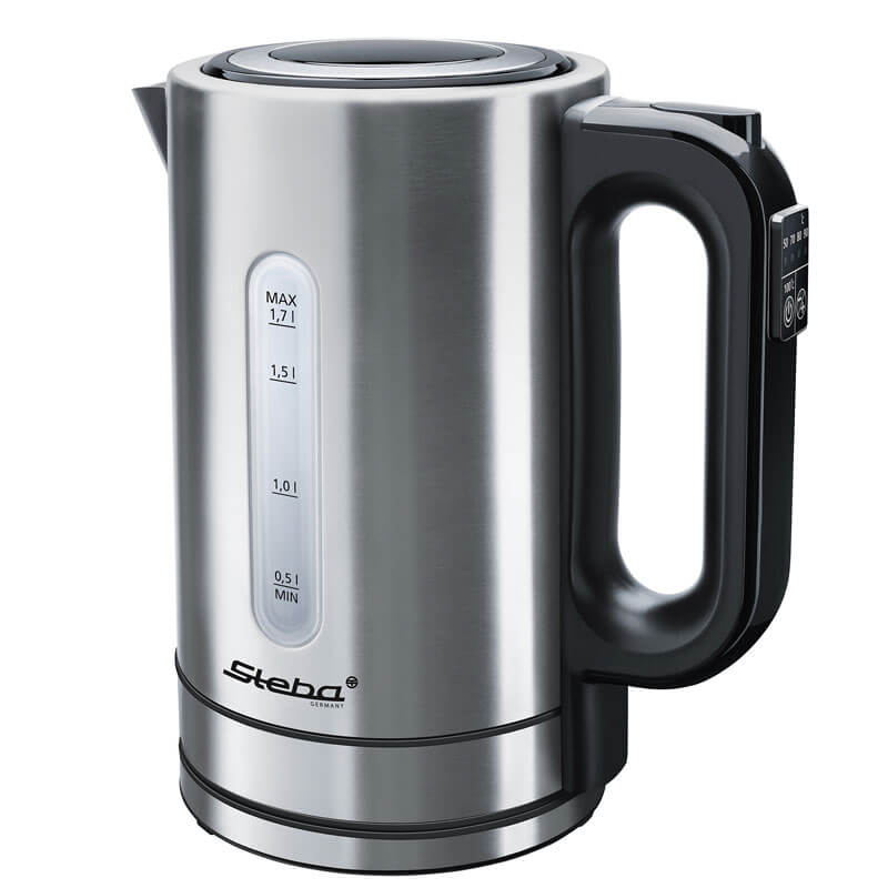 Bouilloire WK 21 INOX, Steba, sélection de température - 1,7 l
