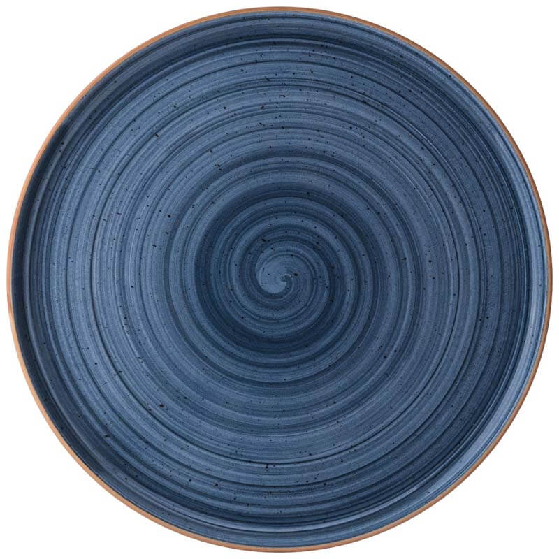Bonna Aura Dusk Gourmet Assiette à pizza 32cm bleu - 6 pièces Bonna Aura Dusk Gourmet Assiette à pizza 32cm bleu - 6 pièces