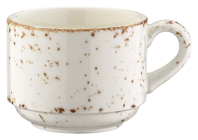 Bonna Grain Banquet Tasse supérieure 21cl empilable crème - 6 pièces Bonna Grain Banquet Tasse supérieure 21cl empilable crème - 6 pièces
