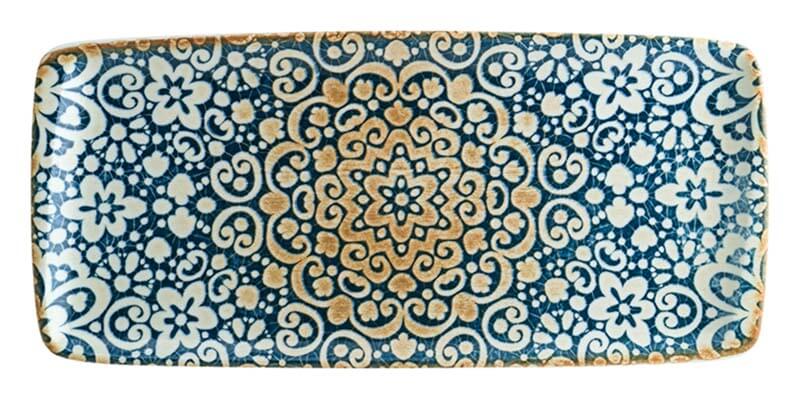Bonna Alhambra Moove Plateau 34x16cm bleu - 12 pièces Bonna Alhambra Moove Plateau 34x16cm bleu - 12 pièces