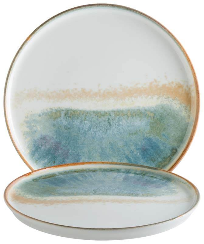 Bonna Fium Assiette plate Hygge 22cm bleu - 6 pièces Bonna Fium Assiette plate Hygge 22cm bleu - 6 pièces