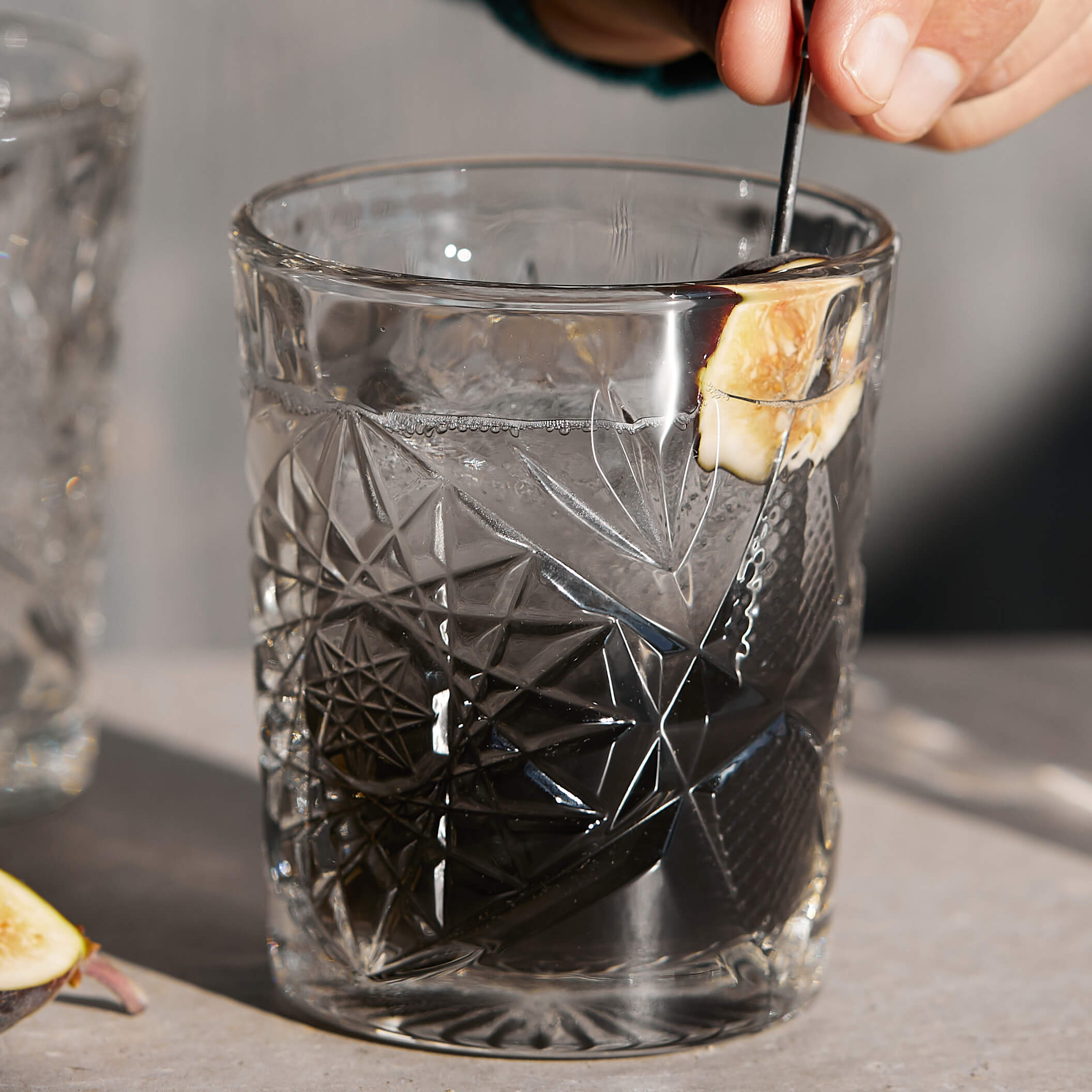 Verre D.O.F. Hobstar gris, Libbey - 355 ml (1 pièce) Verre D.O.F. Hobstar gris, Libbey - 355 ml (1 pièce)