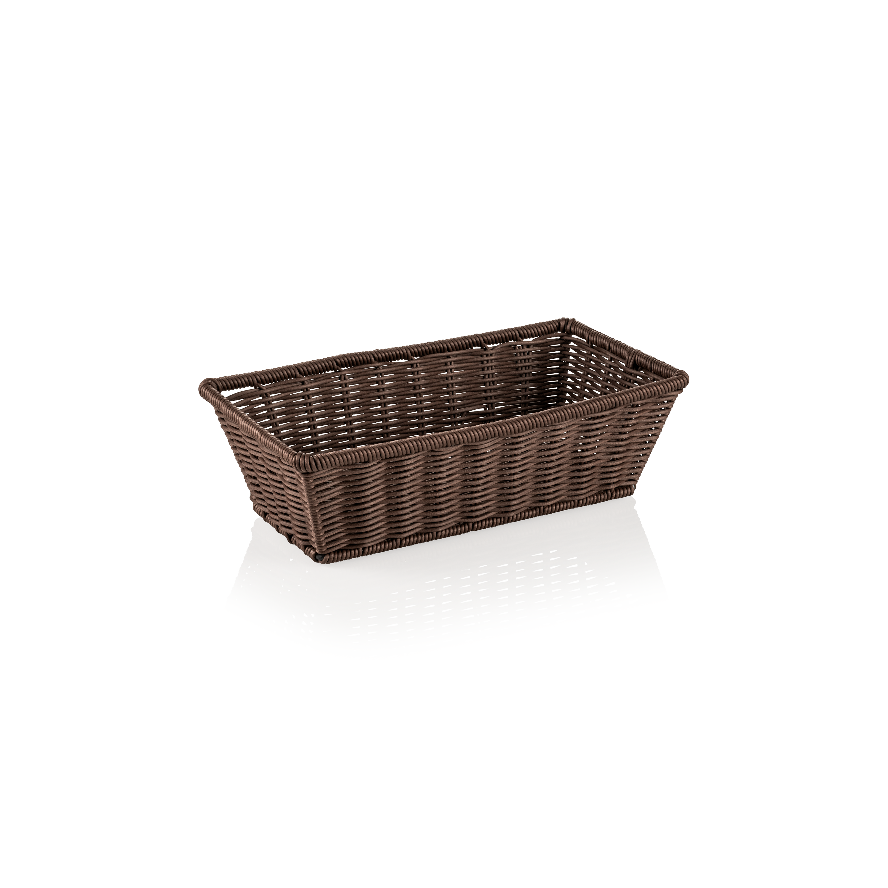 Panier en polypropylène, 32,5 x 17,5 x 10 cm (GN 1/3) - marron Panier en polypropylène, 32,5 x 17,5 x 10 cm (GN 1/3) - marron
