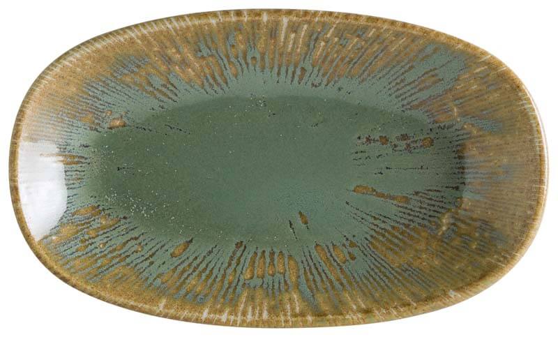 Bonna Snell Sage Gourmet plat ovale 24x14cm vert - 12 pièces Bonna Snell Sage Gourmet plat ovale 24x14cm vert - 12 pièces