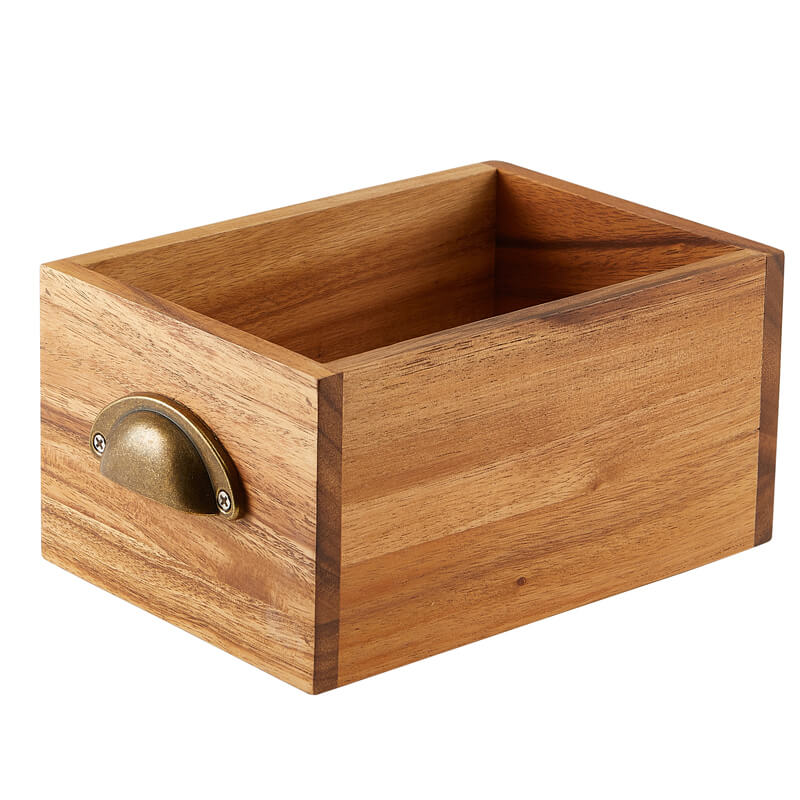 Tiroir de présentation, bois d'acacia, 21,5 x 15 x 11 cm - naturel Tiroir de présentation, bois d'acacia, 21,5 x 15 x 11 cm - naturel