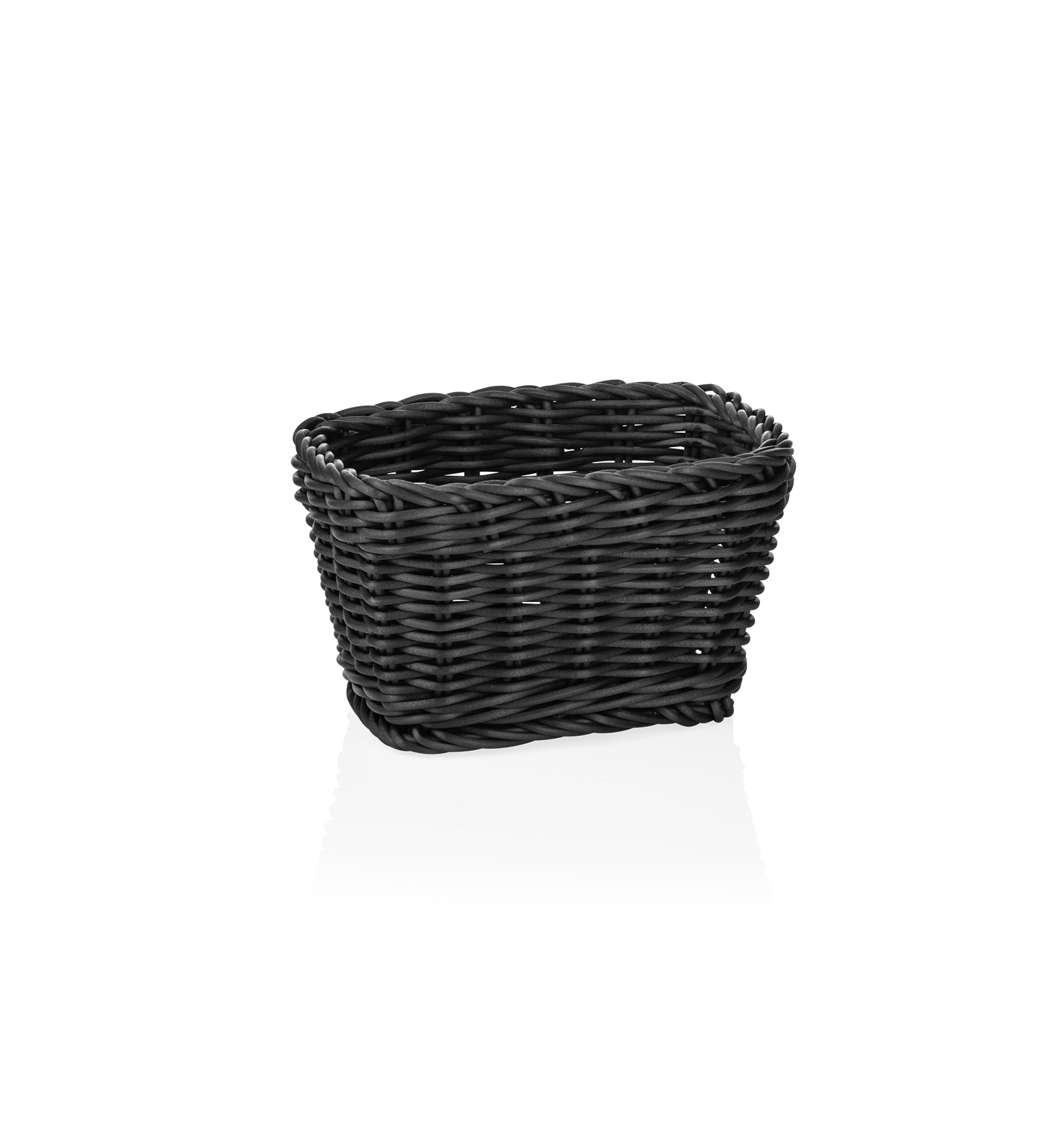 Panier en polypropylène 17x11x9cm noir