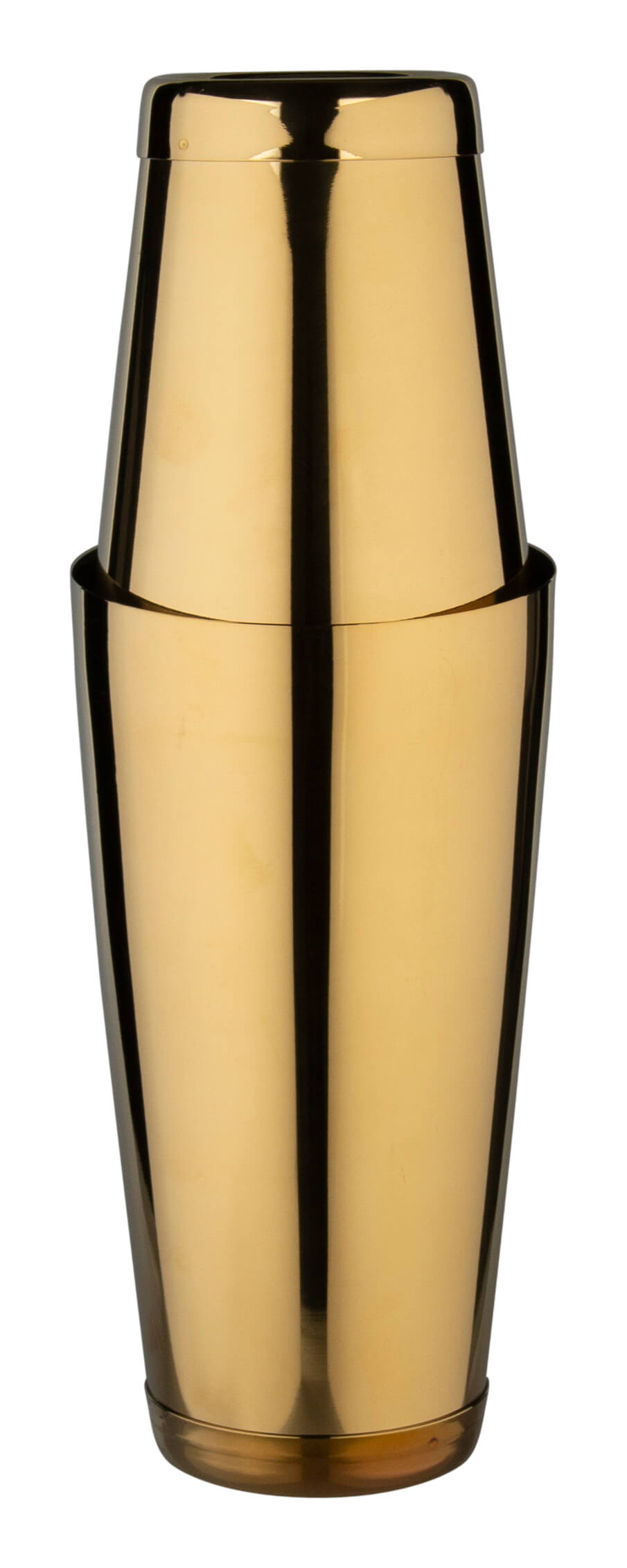 Tin in tin shaker avec capuchon de fond, Prime Bar - doré (850ml) Tin in tin shaker avec capuchon de fond, Prime Bar - doré (850ml)