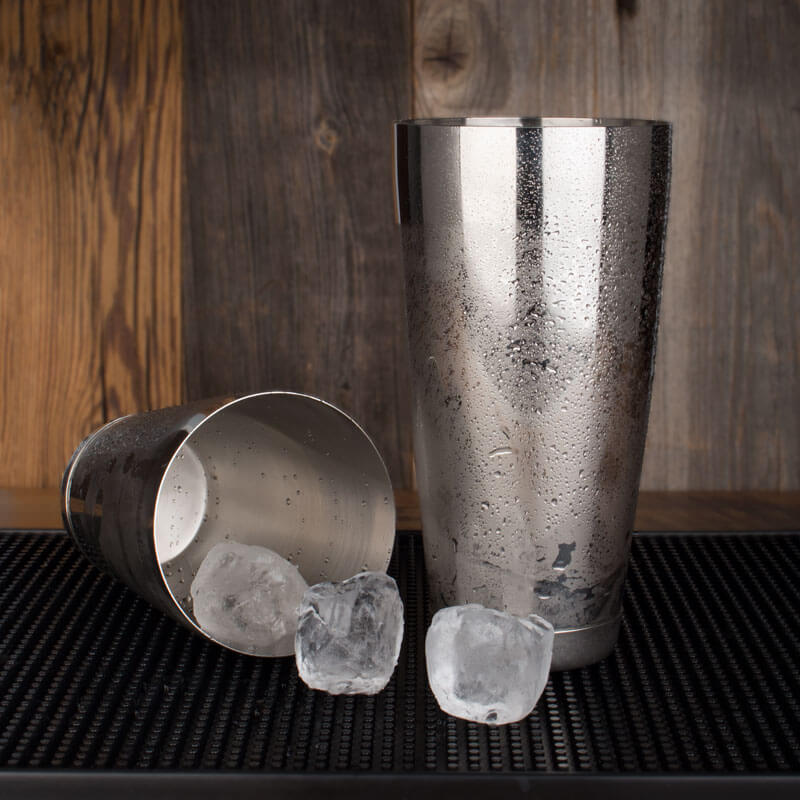 Shaker à cocktail, acier inoxydable poli, tin on tin, Prime Bar (850ml)