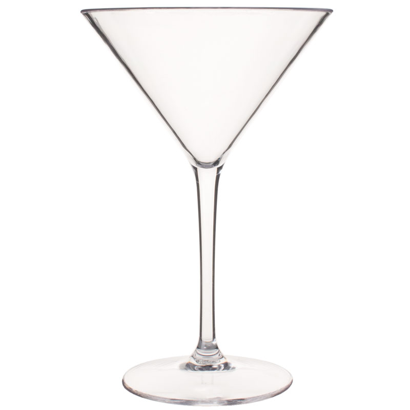 Verre à martini en plastique, SAN - 245 ml (1 pce)