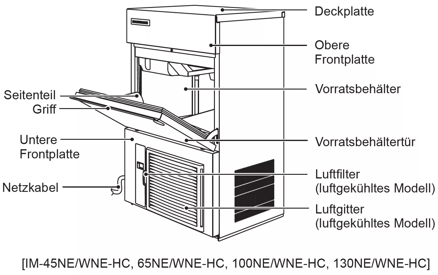 Hoshizaki IM-100NE-HC-32 (Cube XL) Hoshizaki IM-100NE-HC-32 (Cube XL)