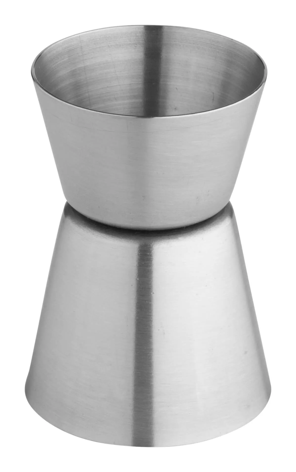 Double mesure de bar, brossé - acier inoxydable (15ml/30ml) Double mesure de bar, brossé - acier inoxydable (15ml/30ml)