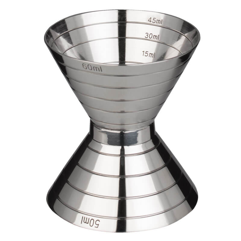 Mesure à cocktail / Jigger Calabrese, ml/oz - acier inoxydable (50/60 ml)