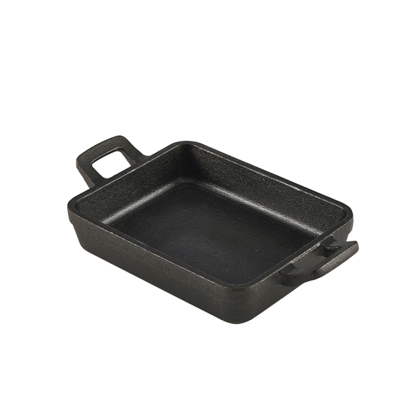 Mini-plat à gratin rectangulaire, fonte - 280 ml (6 pièces) Mini-plat à gratin rectangulaire, fonte - 280 ml (6 pièces)