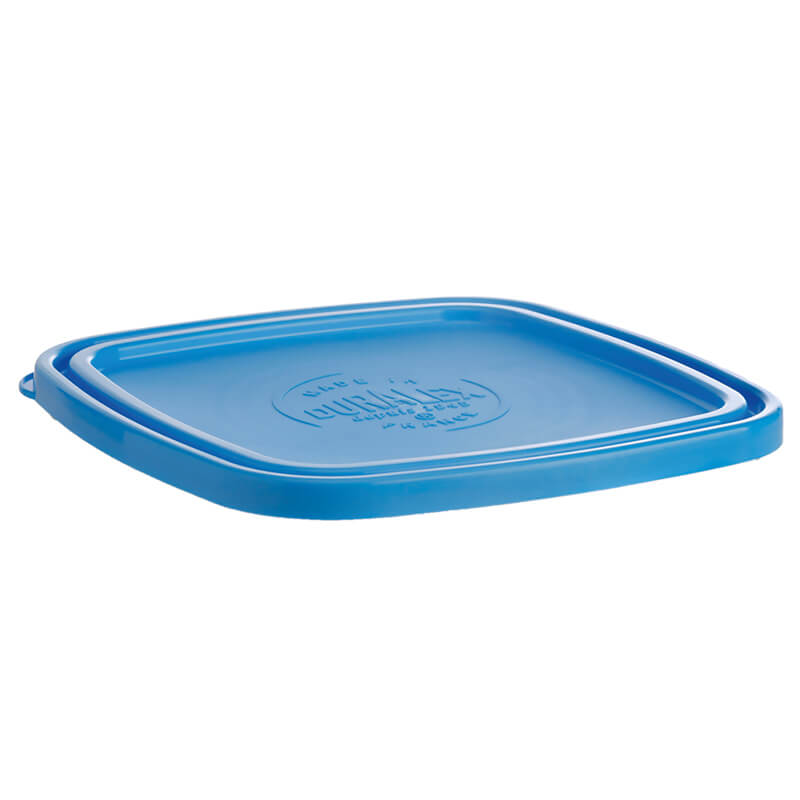 Couvercle en PE bleu Lys Carré, Duralex - 17,1 x 17,1 cm (1 pièce)