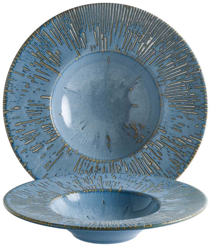 Bonna Snell Sky Banquet Assiette à pâtes 28cm bleue - 6 pièces Bonna Snell Sky Banquet Assiette à pâtes 28cm bleue - 6 pièces