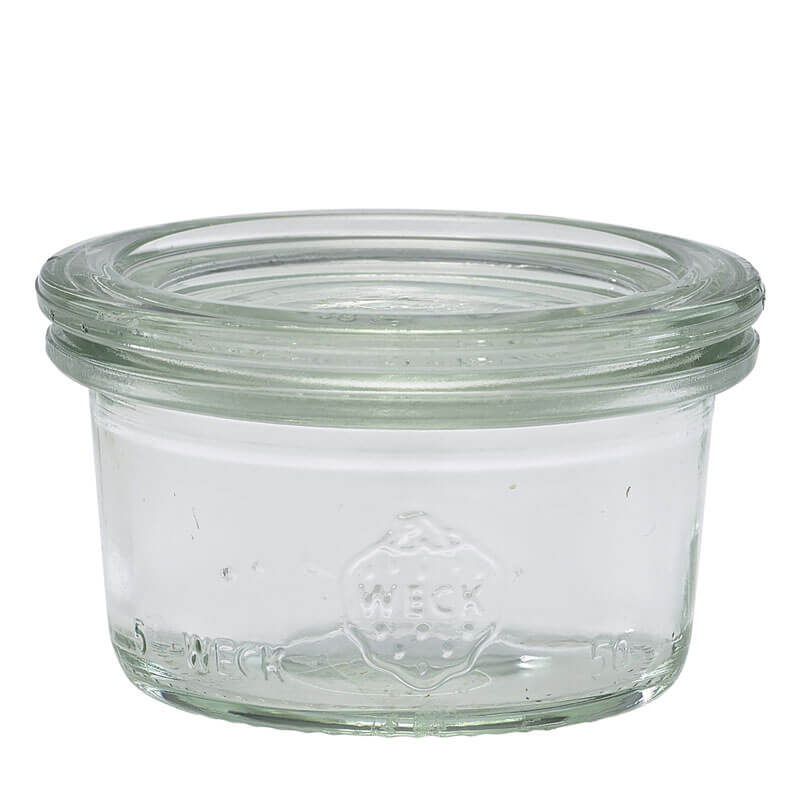 Mini bocaux WECK avec couvercle - 50 ml / 6 x 3,5 cm (24 pièces)