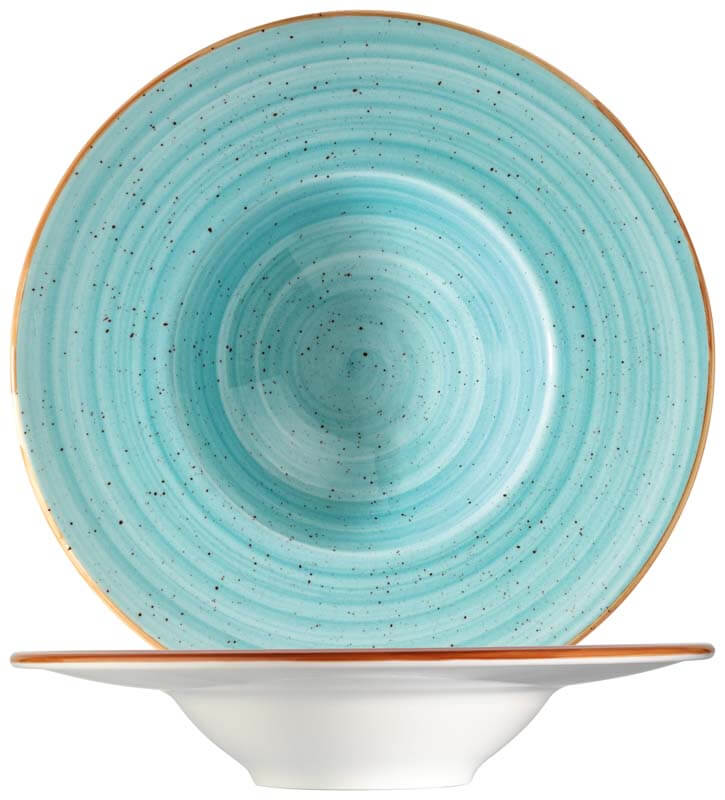 Bonna Aura Aqua Banquet assiette à pâtes 28cm turquoise - 6 pièces Bonna Aura Aqua Banquet assiette à pâtes 28cm turquoise - 6 pièces