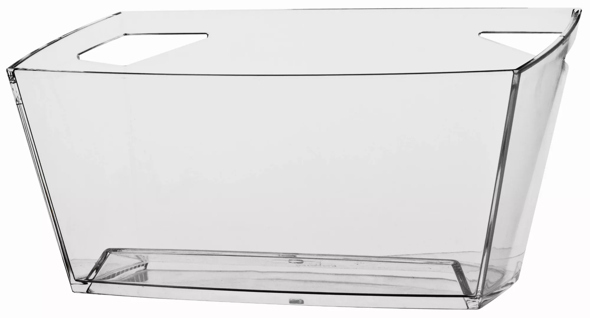 Seau à bouteille en acrylique - carré, transparent Seau à bouteille en acrylique - carré, transparent