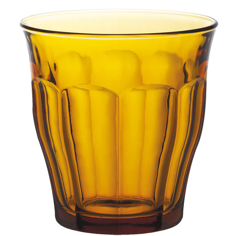 Tumbler Picardie ambre, Duralex - 250 ml (6 pièces) Tumbler Picardie ambre, Duralex - 250 ml (6 pièces)