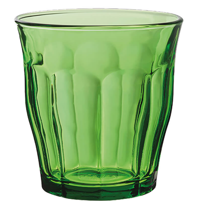 Verre Picardie vert, Duralex - 250 ml (1 pièce) Verre Picardie vert, Duralex - 250 ml (1 pièce)