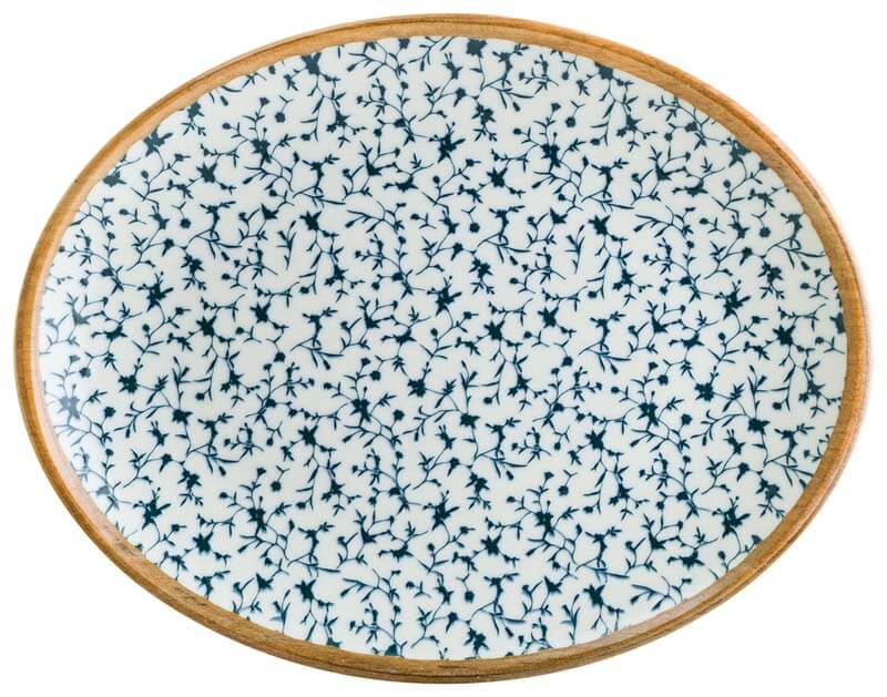 Bonna Calif Moove Plateau ovale 25x19cm bleu - 12 pièces Bonna Calif Moove Plateau ovale 25x19cm bleu - 12 pièces