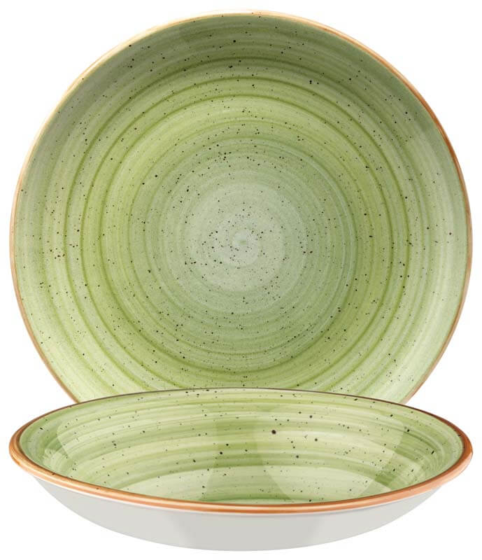 Bonna Aura Therapy Assiette Gourmet creuse 20cm vert - 12 pièces Bonna Aura Therapy Assiette Gourmet creuse 20cm vert - 12 pièces