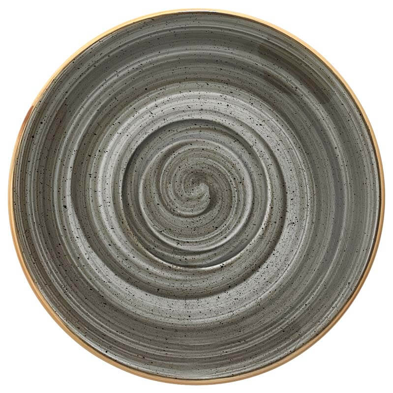 Bonna Aura Space Gourmet Soucoupe combinée 19cm gris - 12 pièces Bonna Aura Space Gourmet Soucoupe combinée 19cm gris - 12 pièces