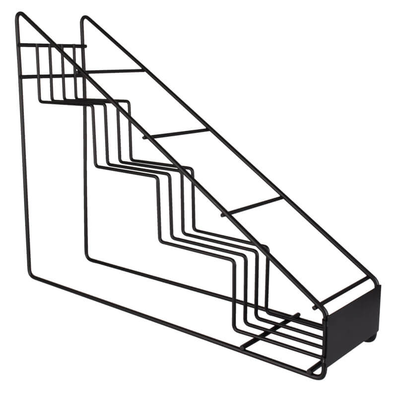 Escalier à bouteilles étroit - noir