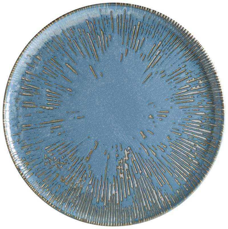 Bonna Snell Sky Gourmet Assiette à pizza 32cm bleu - 6 pièces Bonna Snell Sky Gourmet Assiette à pizza 32cm bleu - 6 pièces