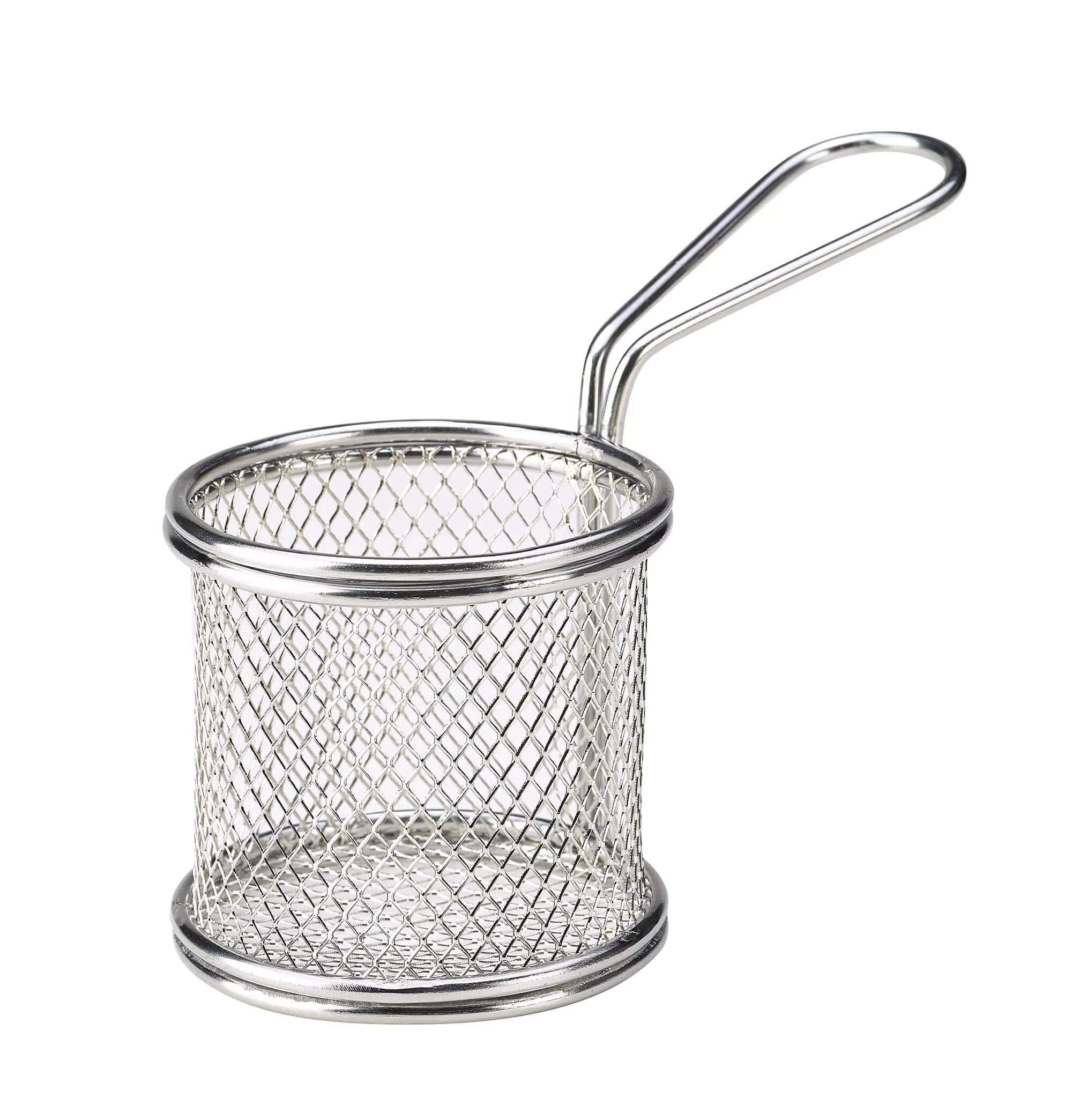 Panier de service rond, acier inoxydable - 8x7,5cm Panier de service rond, acier inoxydable - 8x7,5cm