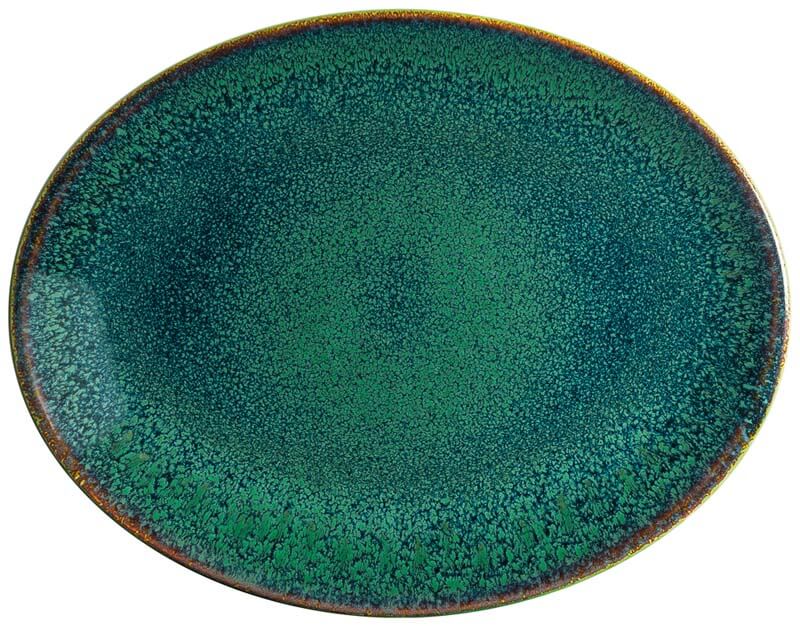 Bonna Ore Mar Moove Plateau ovale 36x28cm vert - 6 pièces Bonna Ore Mar Moove Plateau ovale 36x28cm vert - 6 pièces