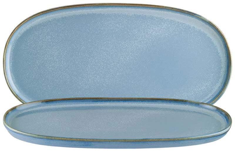 Bonna Sky Plateau Hygge ovale 30x16cm bleu - 6 pièces Bonna Sky Plateau Hygge ovale 30x16cm bleu - 6 pièces