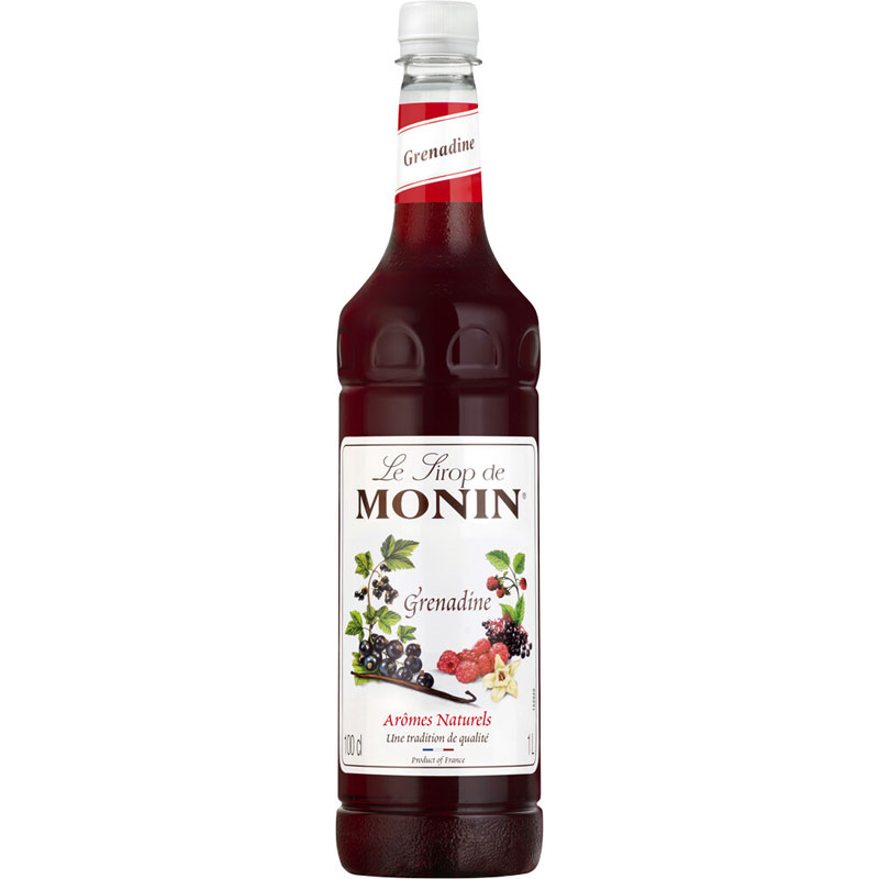 Grenadine - Sirop Monin, bouteille PET (1,0l) Grenadine - Sirop Monin, bouteille PET (1,0l)