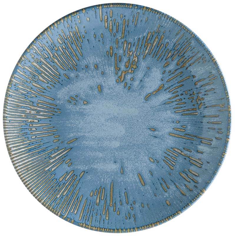 Bonna Snell Sky Gourmet Assiette plate 30cm bleu - 6 pièces Bonna Snell Sky Gourmet Assiette plate 30cm bleu - 6 pièces