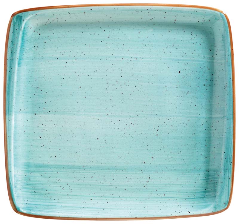 Bonna Aura Aqua Moove Plateau 27x25cm turquoise - 6 pièces Bonna Aura Aqua Moove Plateau 27x25cm turquoise - 6 pièces