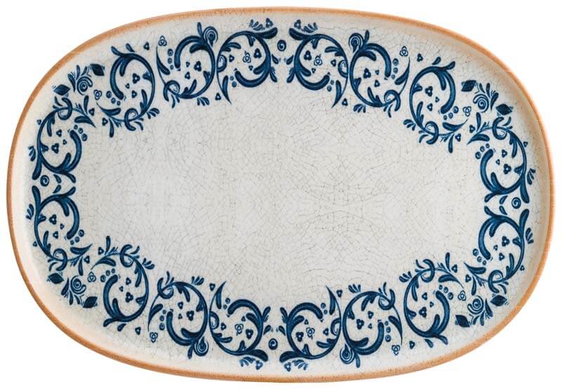 Bonna Viento Hygge Plateau ovale 34x23cm bleu - 6 pièces Bonna Viento Hygge Plateau ovale 34x23cm bleu - 6 pièces