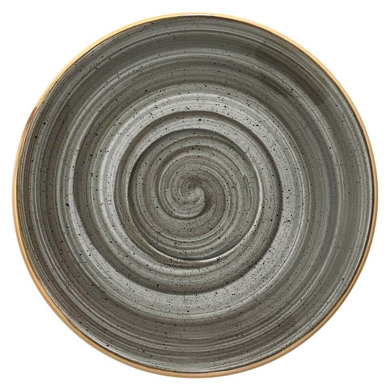 Bonna Aura Space Rita soucoupe 12cm gris - 6 pièces